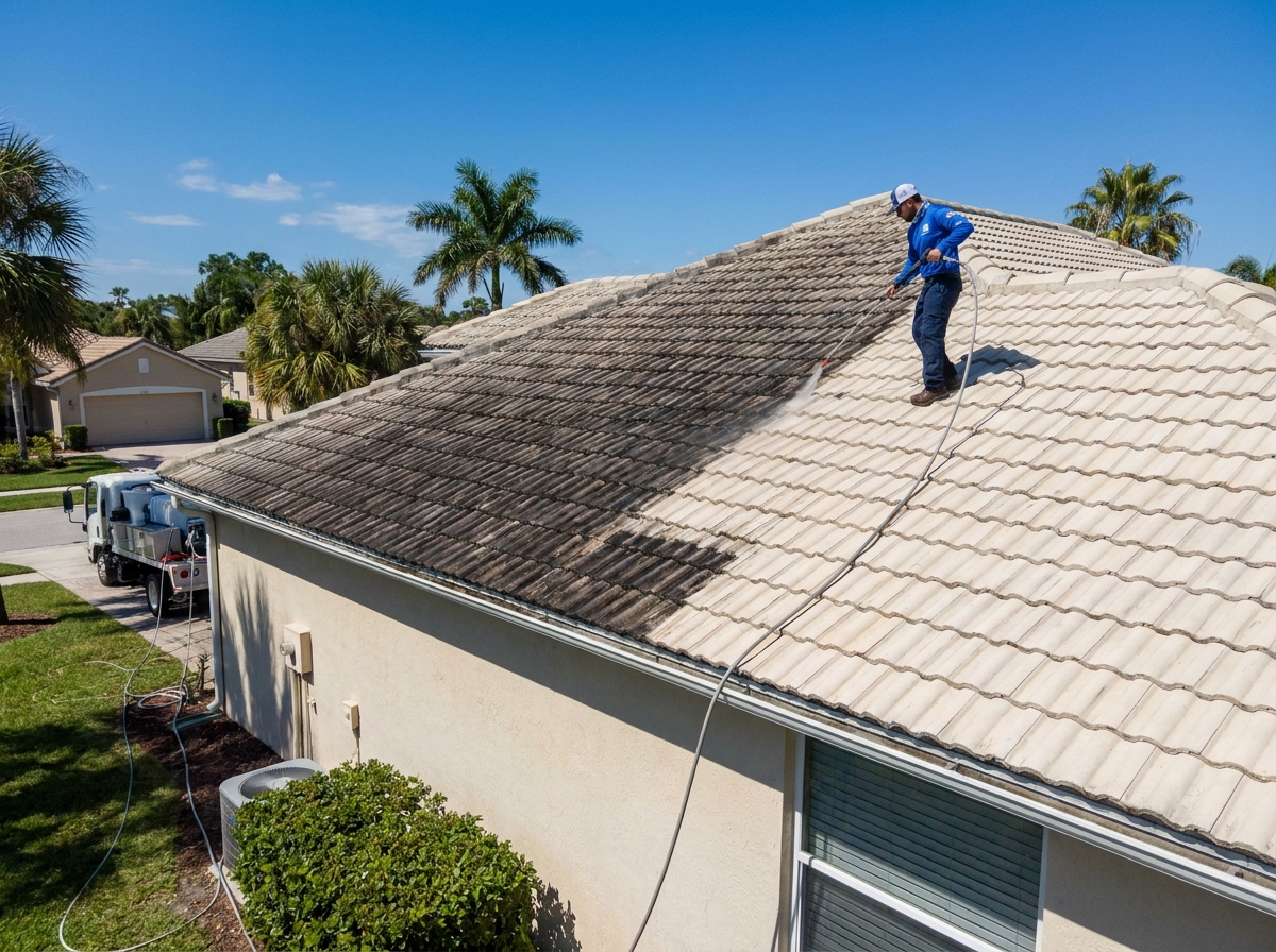 Roof cleaning